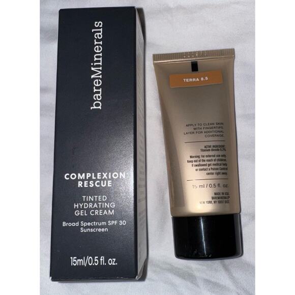 bareMinerals TERRA 8.5 Tinted Hydrating Gel Cream 35ml Complexion Rescue SPF30 - Picture 2 of 3